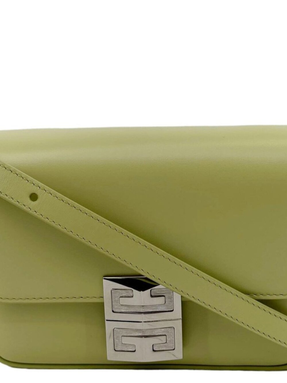 Givenchy 4G Mini Smooth Leather Crossbody Bag Green - Picture 1 of 14